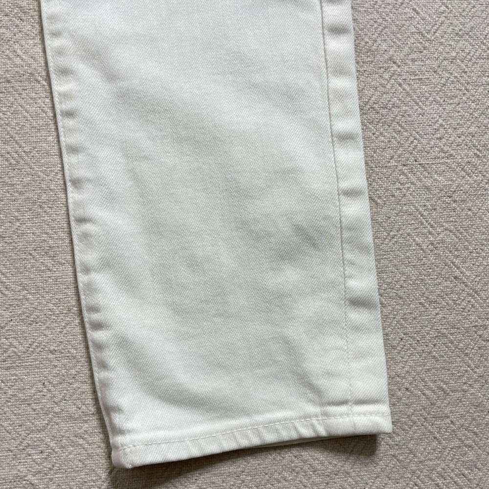 AG The Prima Mid Rise Cigarette White Denim Jeans 31‎ - Picture 6 of 8
